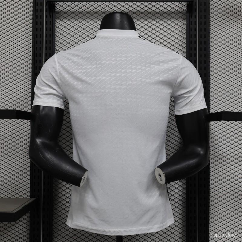 Maillot Japon 2025 Blanc avec Samouraï et Fleurs de Cerisier